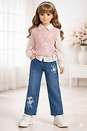 BEBECAN KIZ ÇOÇUK 3 LÜ TAKIM