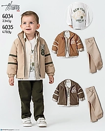 BEBECAN 4 LÜ YELEKLİ VE MONTU TAKIM