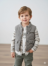 BEBECAN  YELEK PANTOLON ODUNCU GÖMLEK KOT PANTOLON  4 LÜTAKIM