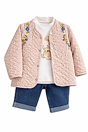 BEBECAN 6/18 AY KAPİTON CEKET-BADİ-PANTOLON 3'LÜ TAKIM