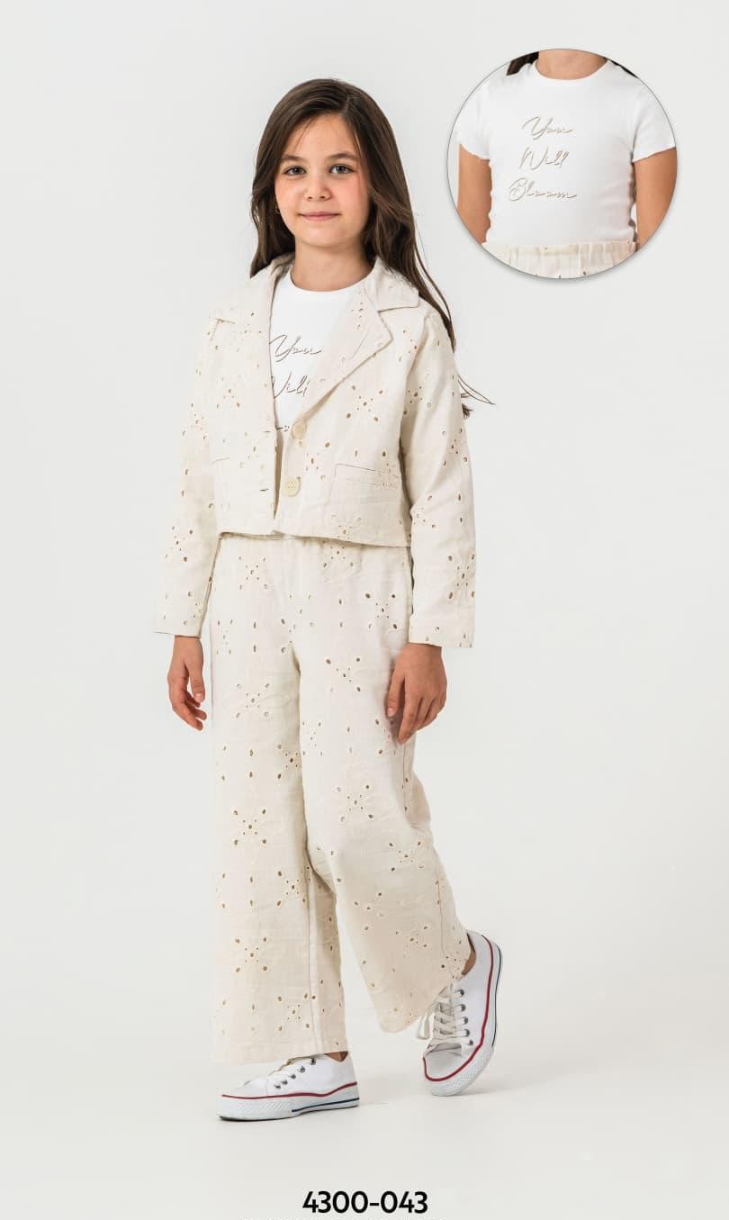 BEBECAN KETEN KIZ ÇOCUK TAKIMI 3 LÜ