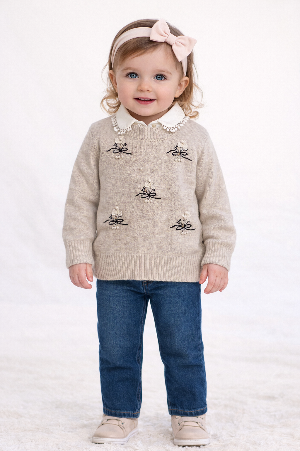 BEBECAN TRİKO-GÖMLEK-PANTOLON 9-12-18-24 AY 3'LÜ TAKIM