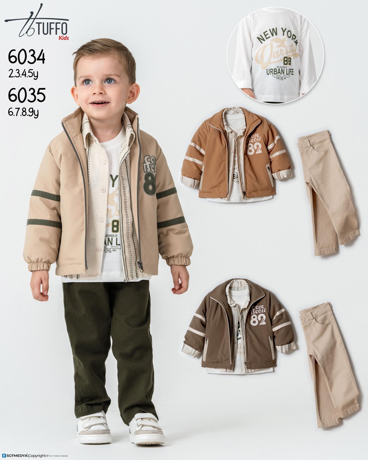 BEBECAN 4 LÜ YELEKLİ VE MONTU TAKIM