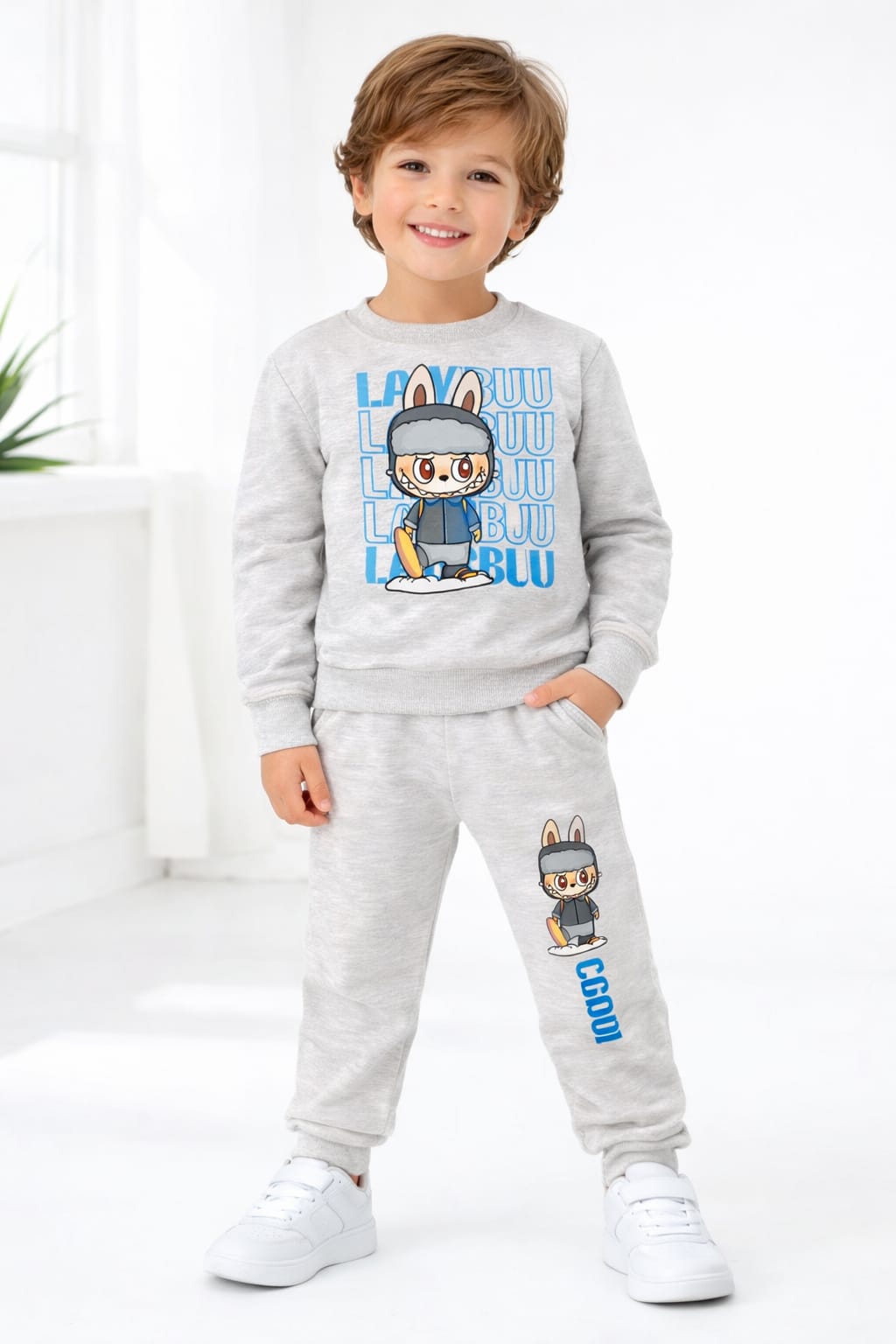 BEBECAN PİJAMA TAKIMI LABUBU KARAKTERLİ