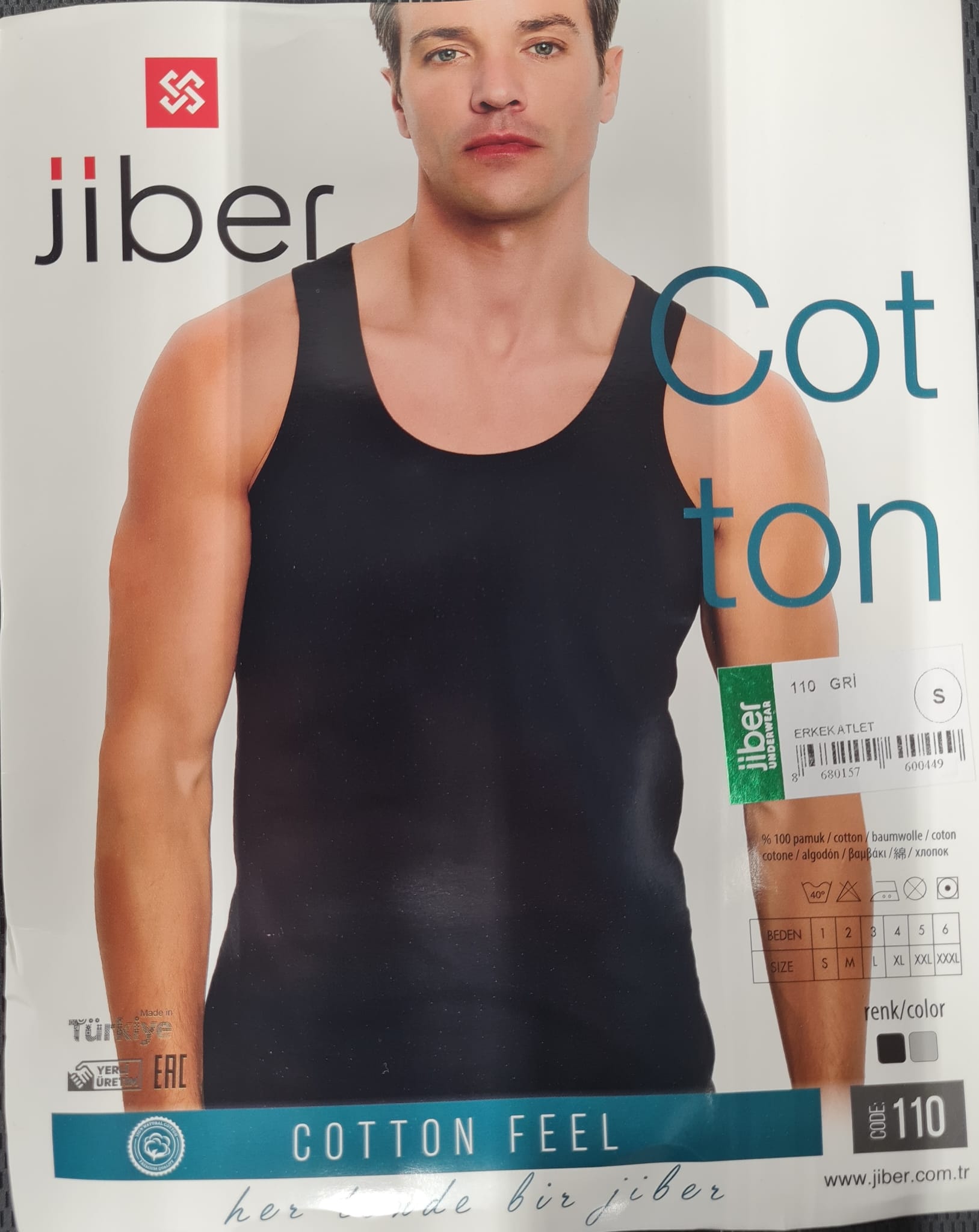 JİBER COTTON ERKEK ATLET